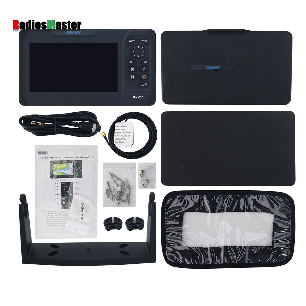KP-27A 7" 800x480 GPS Chart Plotter with GPS Antenna and Built-in Class B+