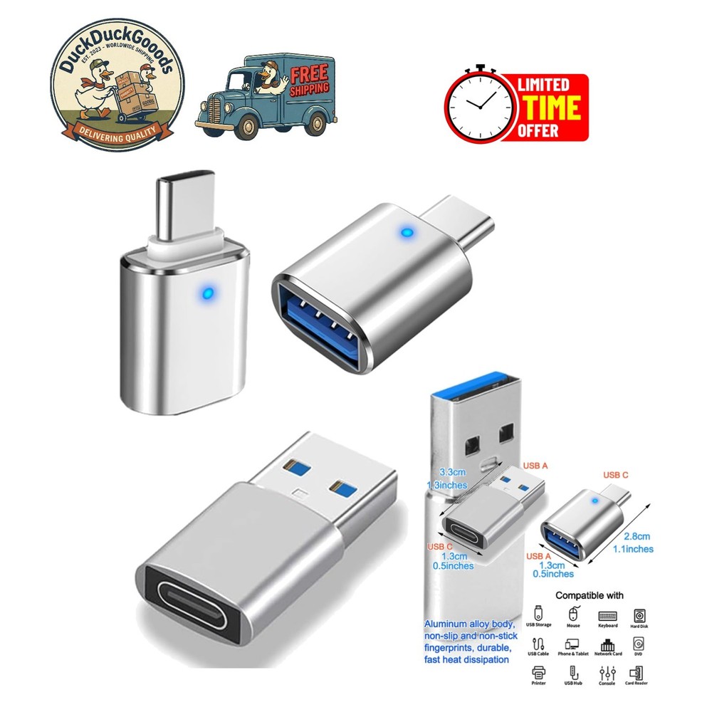 Versatile USB Hub 3.0 Adapter Set - 4pcs for Seamless Device Connectivity
