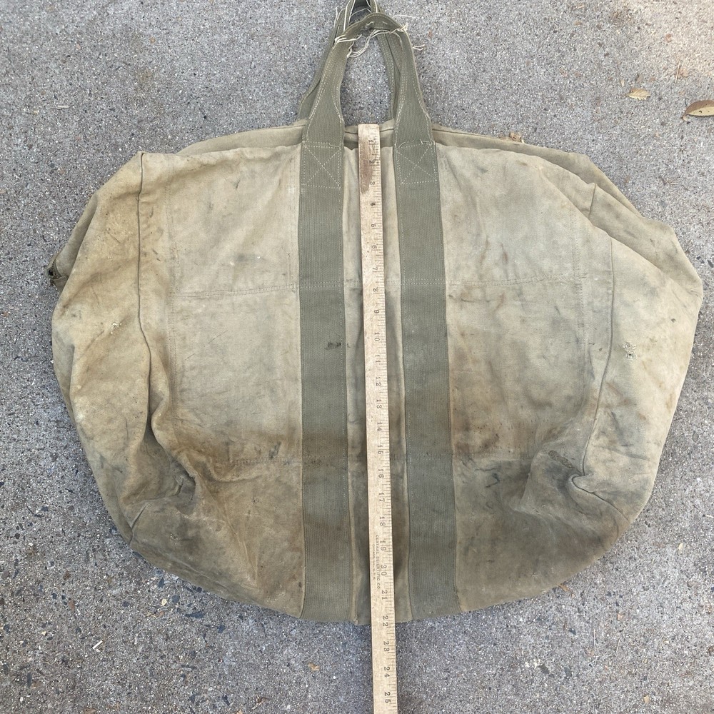Vintage WW2 Aviator's Kit Bag DIstressed Stencil USAAF