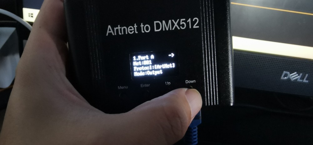 2 Port Artnet ASCN RDM to DMX512 Node light controller | Unlock MA2 4096CH
