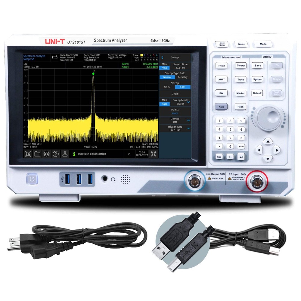 UNI-T UTS1015T Spectrum Analyzer 1.5GHz Tracking Generator