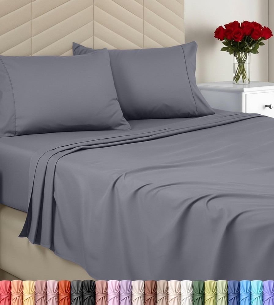 Queen Sheet Set – Brushed Microfiber – Ultra Soft Bed Sheets for Queen Size B...