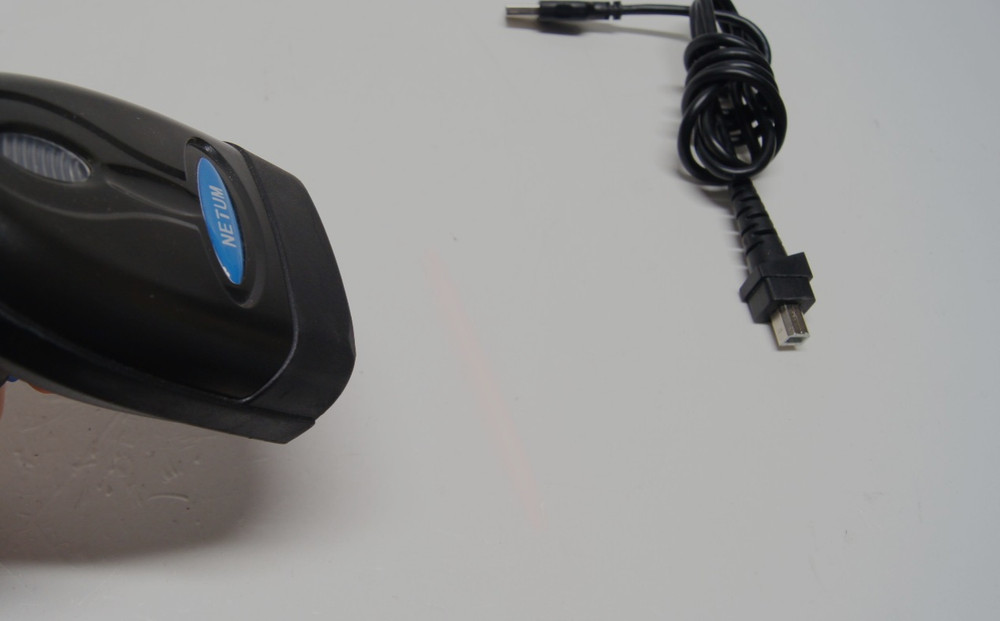 Netum NT-1228BC | Wireless BlueTooth Barcode Scanner | w/ USB Cable & Battery