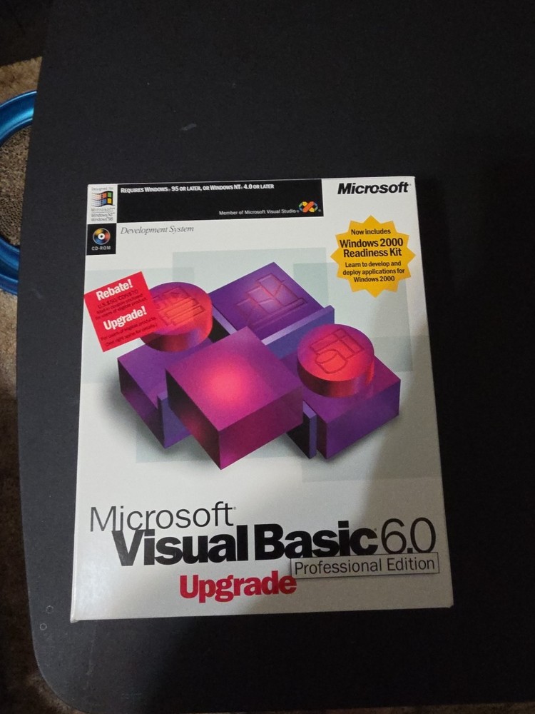 Microsoft Visual Basic 6.0 Professional 6 Upgrade