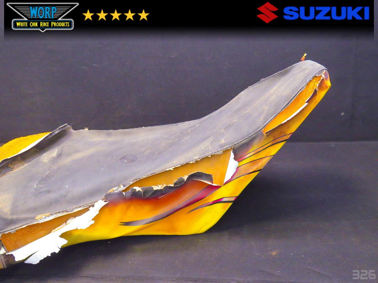 2003 SUZUKI QUADSPORT LTZ400 KFX SEAT PAN FOAM CUSHION COVER SADDLE 03-07