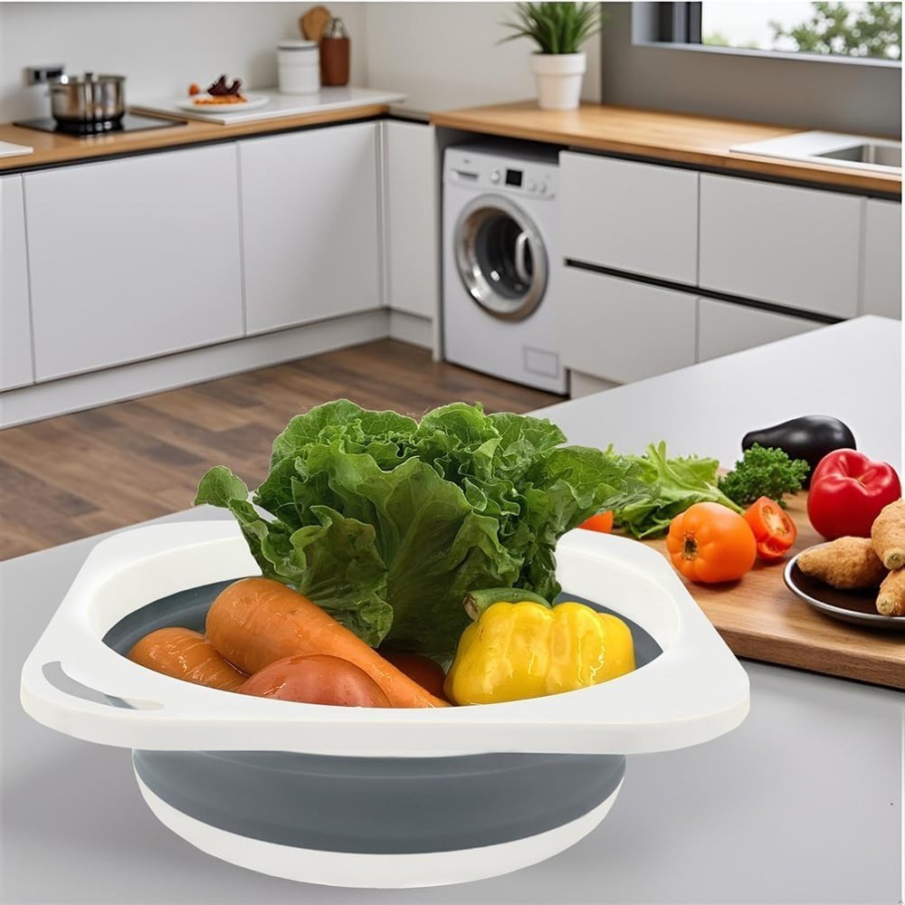 Foldable Collapsible Wash Basin Sink Portable Kitchen Camping Travel Laundry