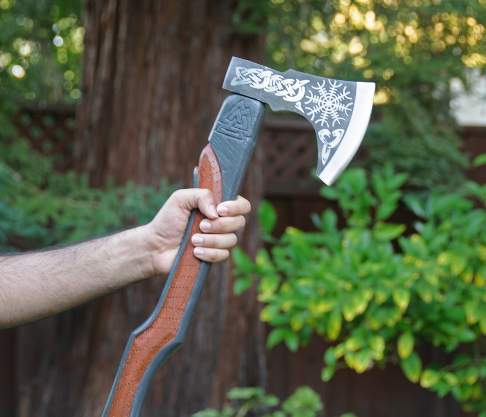 Viking Axe CUSTOM MADE Carbon Steel Hatchet Axe Tomahawk Throwing Axe For Gift