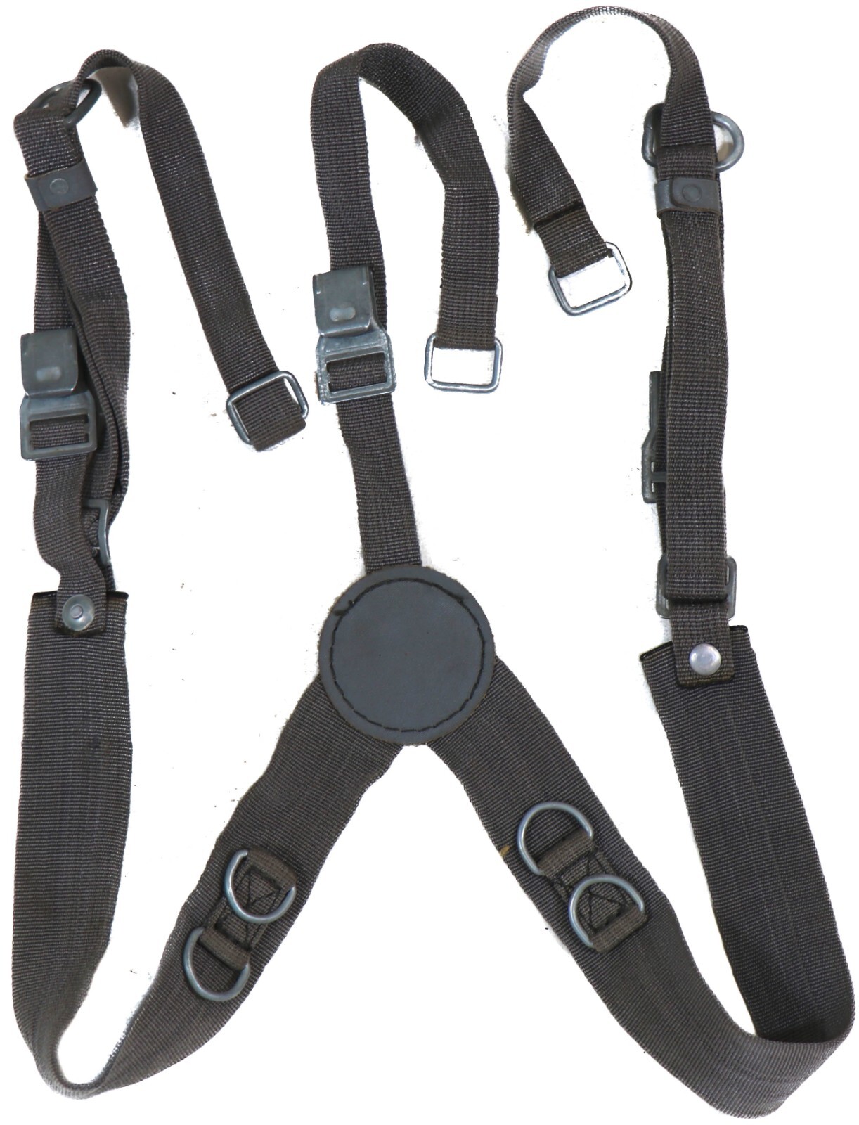 Authentic East German Grey Suspenders Uniform Pant Trouser Elastic DDR NVA GDR