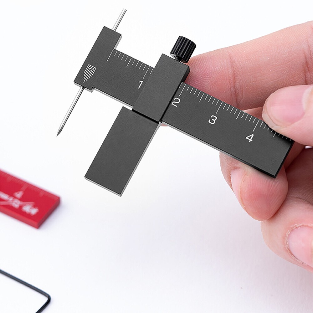 Red/black Model Equidistant Parallel Scriber Model Hobby DIY Tool Aluminum Alloy
