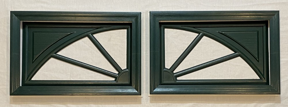 Hunter Green Amarr Garage Door Window Kit Short Panel Frame Insert Glass Options