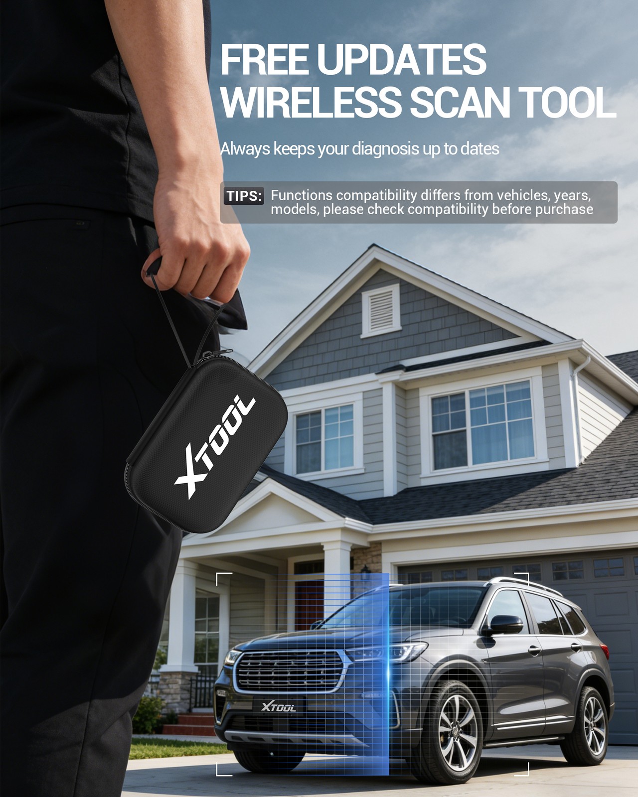 XTOOL A30M V2.0 Kit Bluetooth Full System Diagnostic Tool Bidirectional Scanner