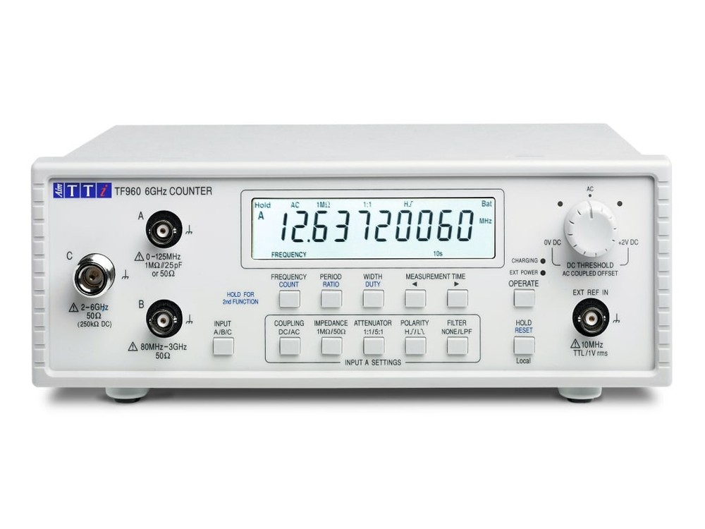 TTi TF960 6GHz Universal Counter with USB