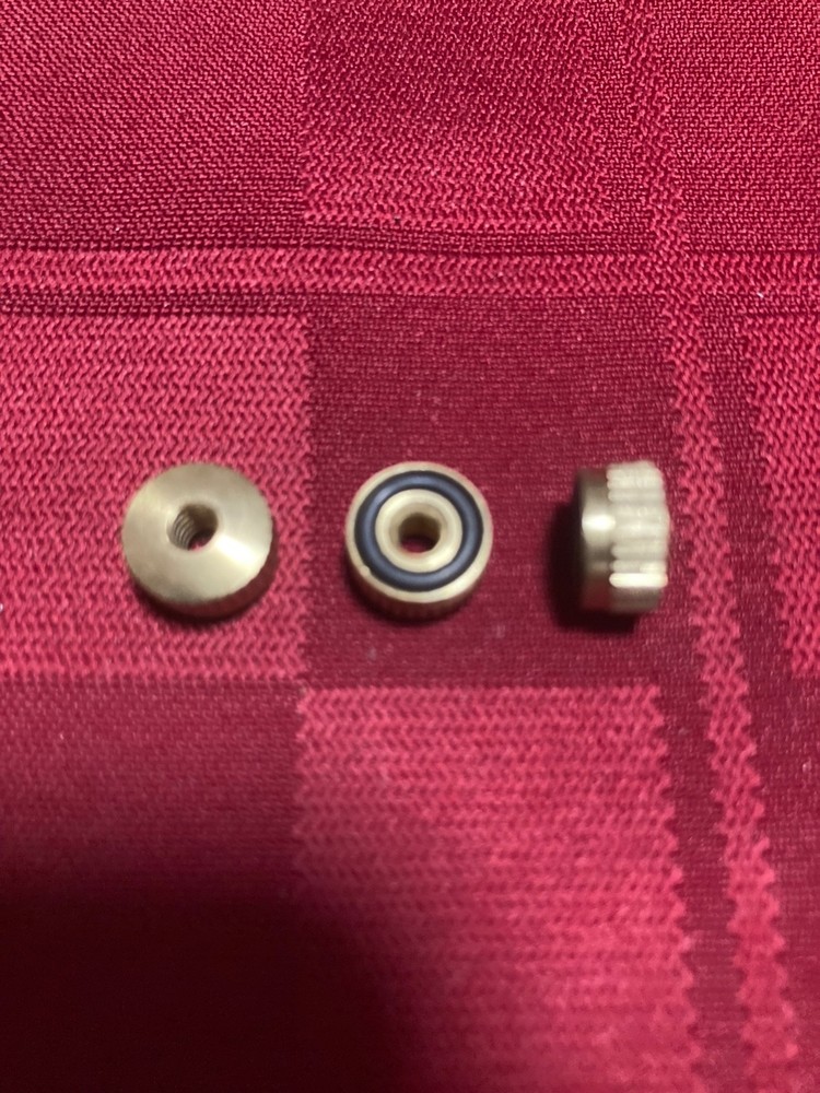 KUN BRAVO SHOULDER REST BRASS NUT