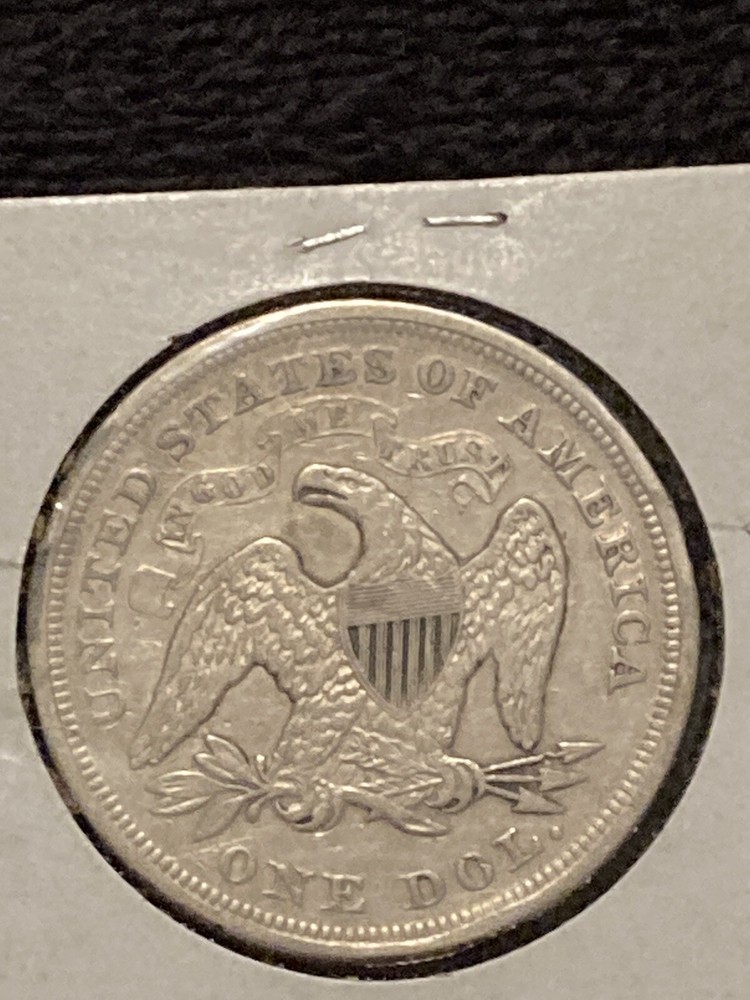 1871 seated liberty dollar