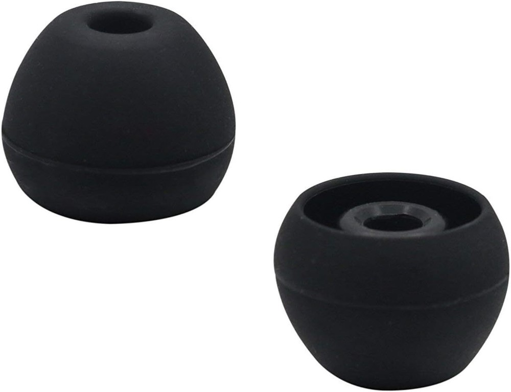ALXCD Replacement Eartips Silicone Earbuds Buds Set Compatible with Black