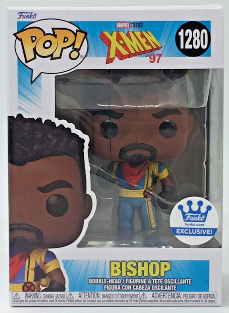 Funko Pop! Marvel Comics X-Men 97 Bishop #1280 Funko Ex With Pop Protector