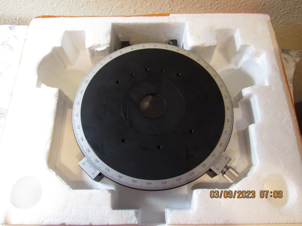 Nikon 84024 Microscope Rotational Circular Graduated V2 Stage 2 & Mount