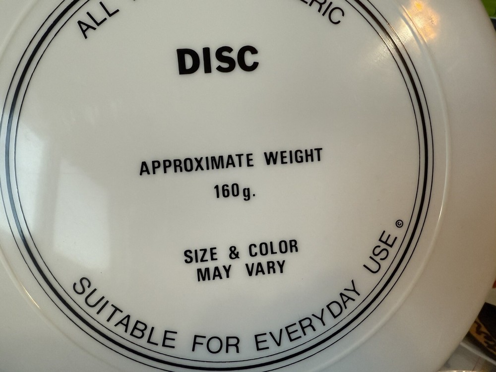 Frisbee All Purpose Generic disc 160 Gram suitable for everyday use