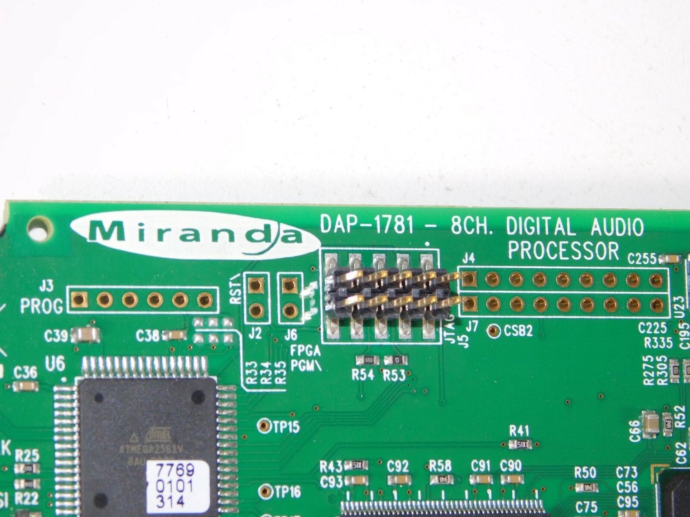 Grass Valley Miranda DAP-1781 8 Channel Digital Audio Processor Card Module Unit