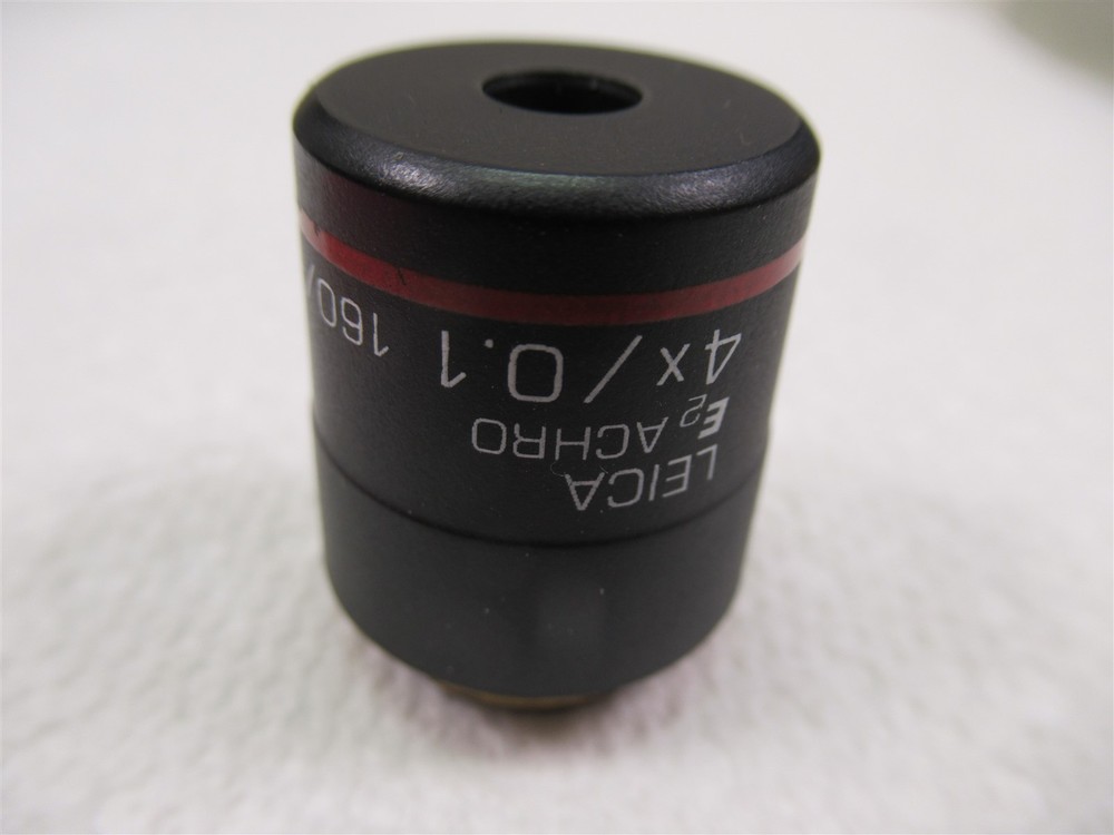 Leica E2 Achro 4x Microscope Objective Lens Achromatic Scanning Objective Lens