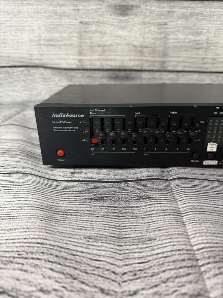 AudioSource EQ Eleven 10 Band Graphic Equalizer UNTESTED READ