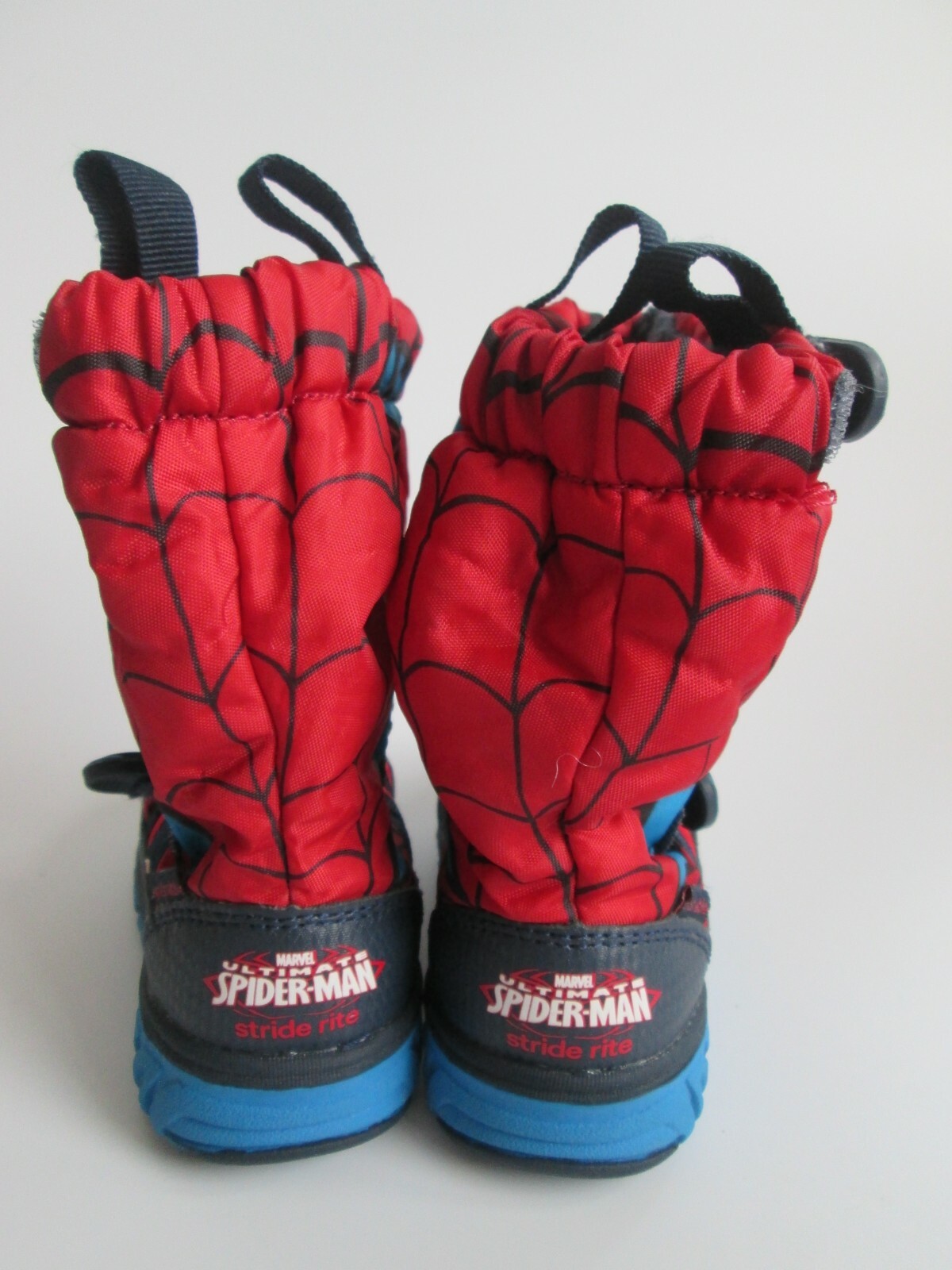 STRIDE RITE Winter Snow Boots Size 4 Sneaker Boot Red Spider-Man Made 2 play M2P