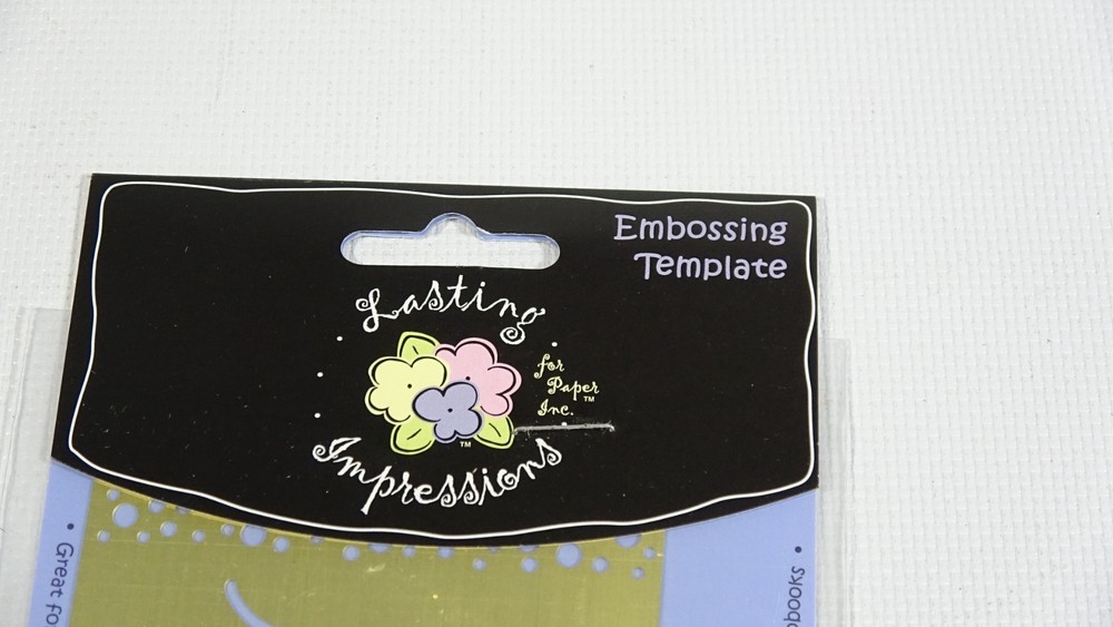 Dasher Lasting Impressions Embossing Stencil Template - L9608 - 2008