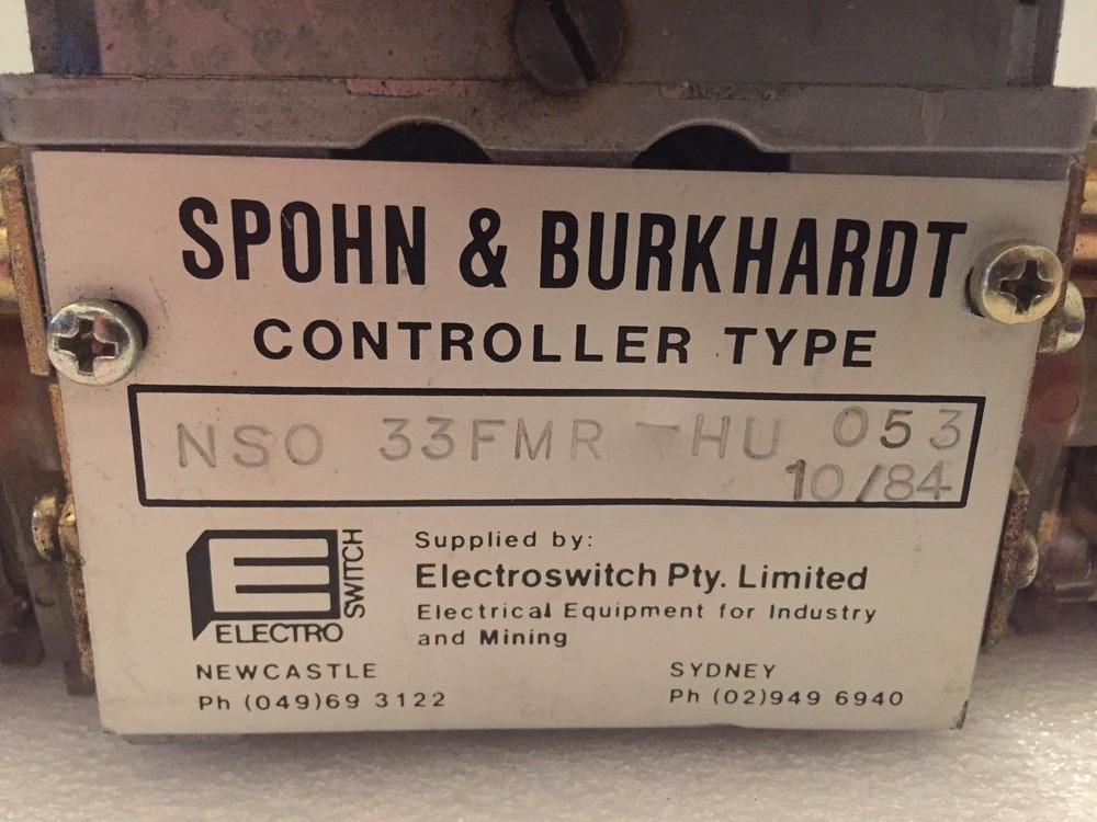 Spohn & Burkhardt NSO 33FMR-HU 053 Joystick Controller multi axis
