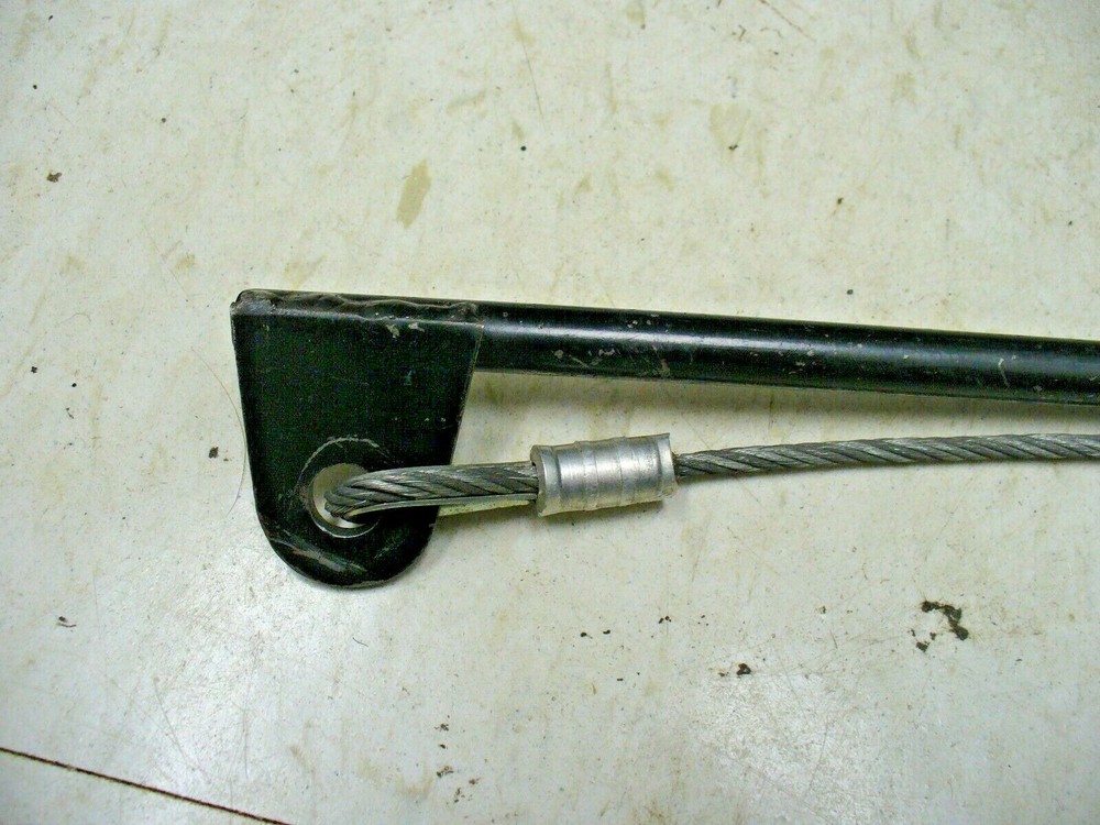 Window Net Mounting Bracket Kit Universal Black Chrome Button *USED*