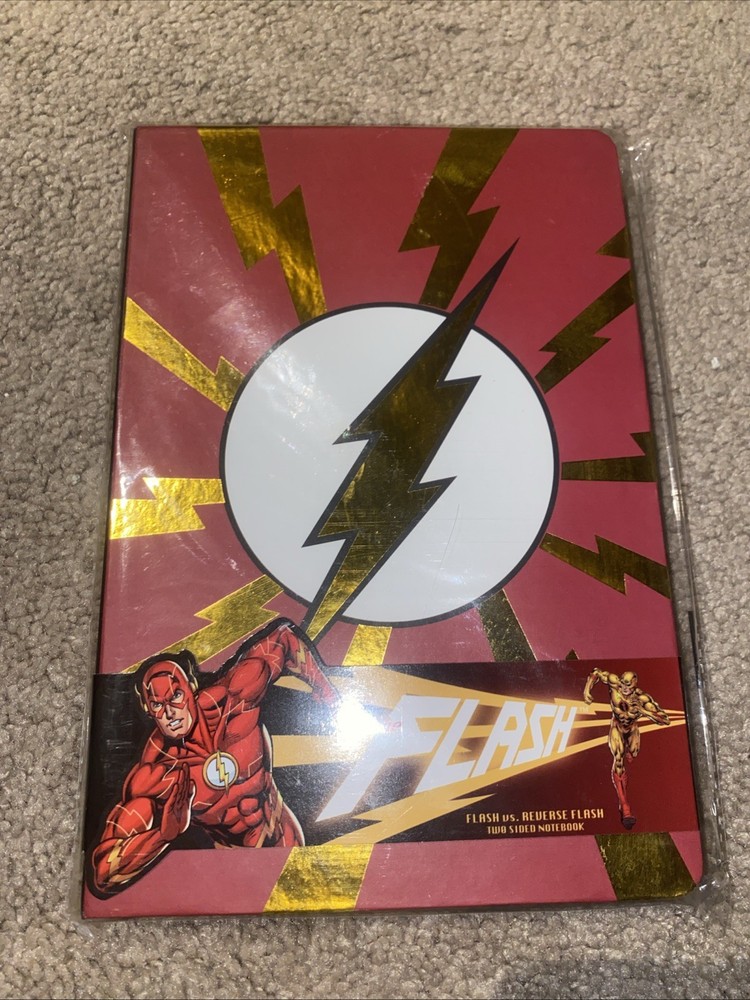 Culturefly Flash vs Reverse Flash two sided notebook journal