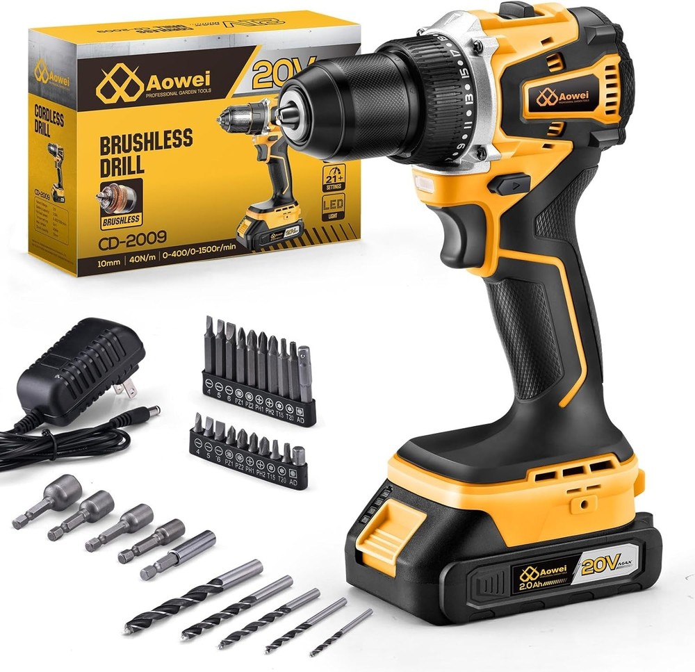 Max Cordless Impact Drill Driver Set with