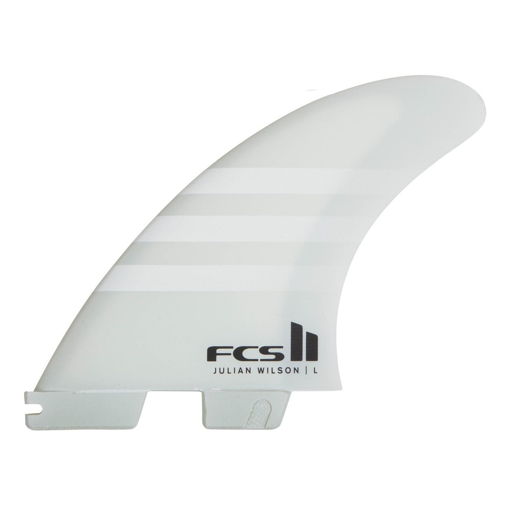 FCS 2 JW PC Tri-Fin Set White-White L