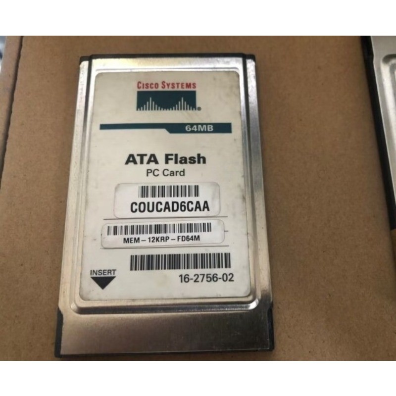 16-2756-02 CISCO SYSTEMS 64MB ATA FLASH PC CARD Used