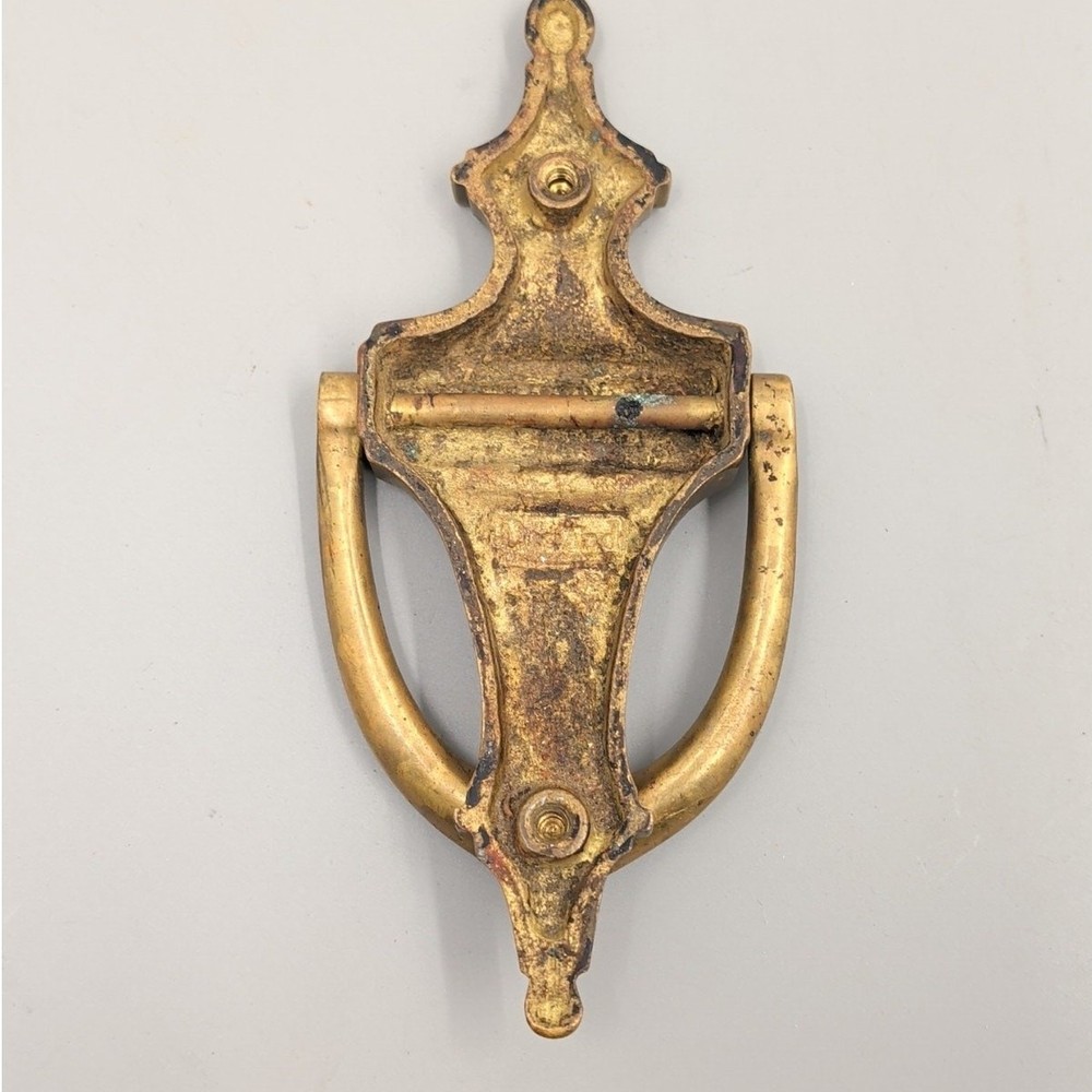 Vintage Brass Door Knocker 8"