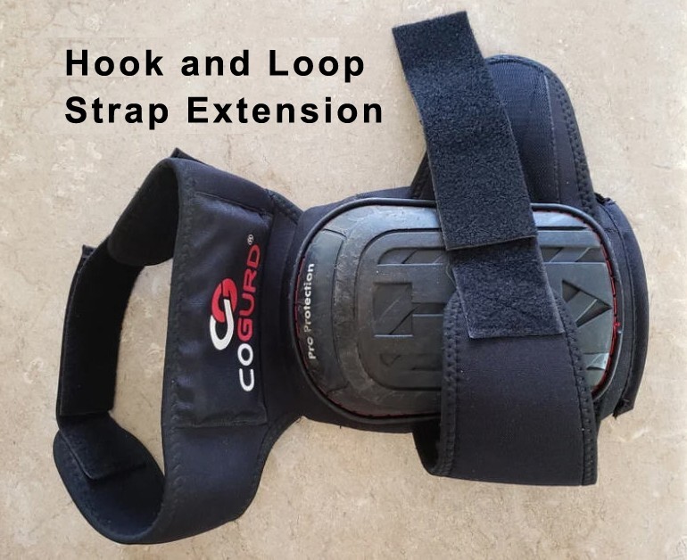Two 7x 2 inch Hook and Loop Extension Straps