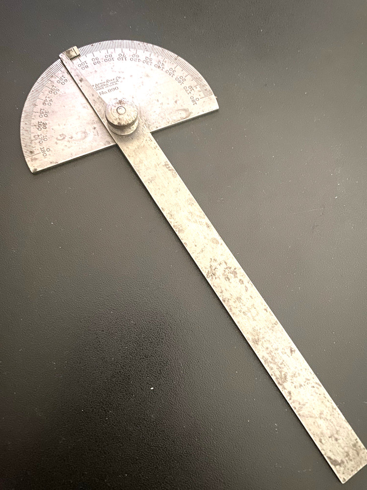 Lufkin 890 Machinist 180 Degree Protractor Tools