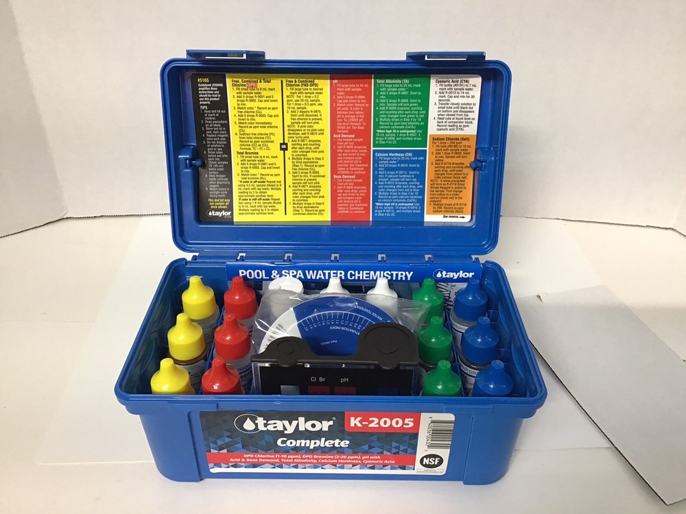 Taylor K2005 Swimming Pool Testing Kit READ PLEASE