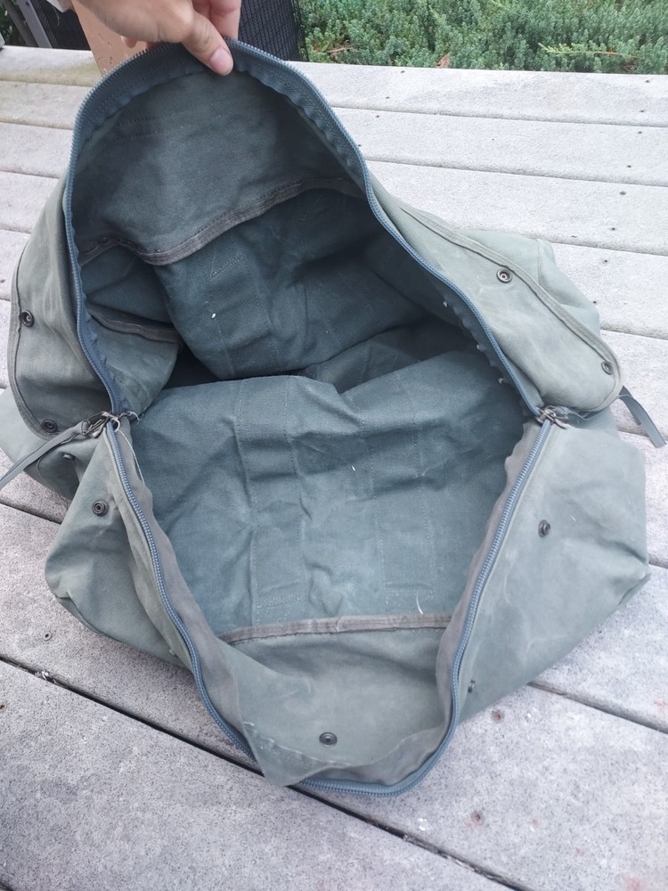 US Air Force Flyers Kit Bag 1986 Dated Zippers Work