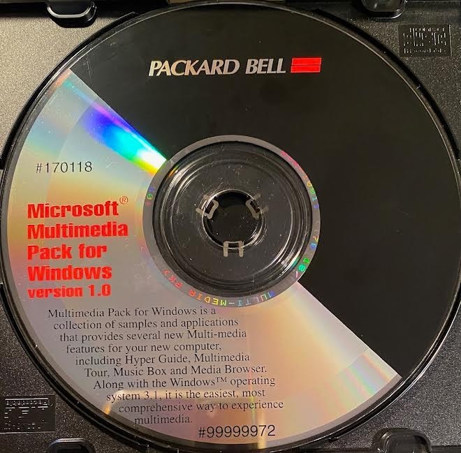 Packard Bell-Microsoft-Multimedia Pack for Windows, ver. 1.0 (CD, "Disc-Only")