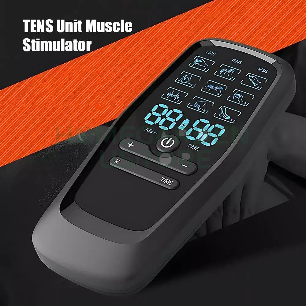 27 Modes Tens Unit Muscle Therapy Pain Relief Stimulator Machine Pulse Massager~
