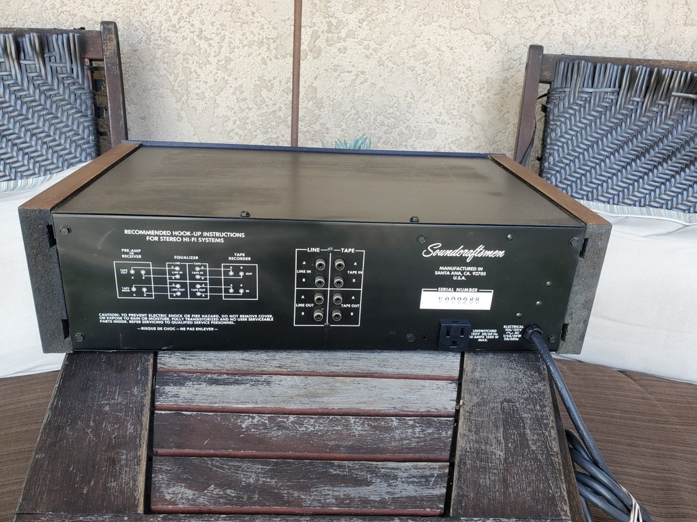 Soundcraftsmen Model AE2420-R Equalizer Fully Funcational Cleaned Serviced Nice