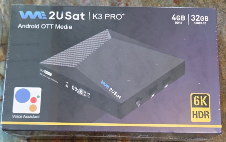 We2uSat K3 Pro Android TV Box | 6K Support | Fast Shipping
