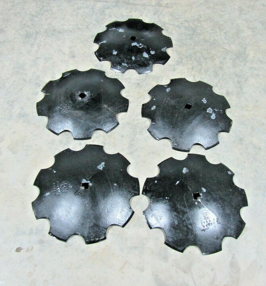 (5) 20" DISC HARROW BLADE, NOTCHED 4MM (8 GAUGE) 1" SQUARE OR 1-1/8" SQUARE AXLE