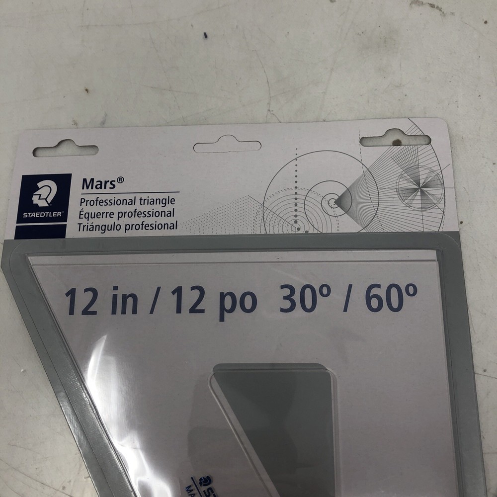 Staedtler Mars Clear Triangle 12-in-30'/60'