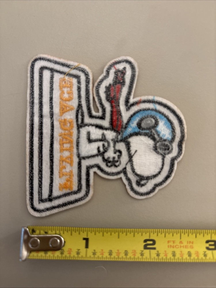 Snoopy Flying Ace - Embroidered Iron on patch