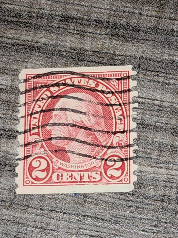 US Unchecked Red Washington 2c Stamp Used - #E410