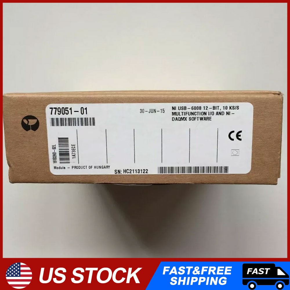 National Instruments USB-6008 Data Acquisition Card NI DAQ, Multifunction in box