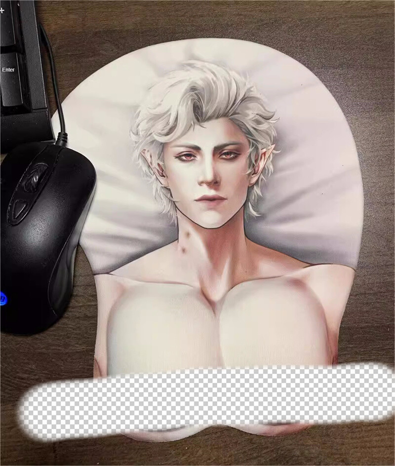 Astarion 3D Mouse Pad Mousepad Rubber Game Wrist Support Rest