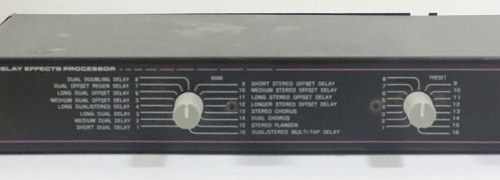 DXR ART 425 Stereo Delay Effects Processor Sold As Is - Pls Read Description