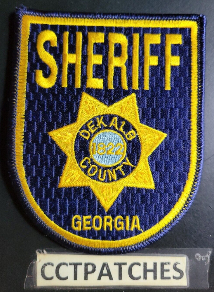DEKALB COUNTY, GEORGIA SHERIFF SHOULDER PATCH GA